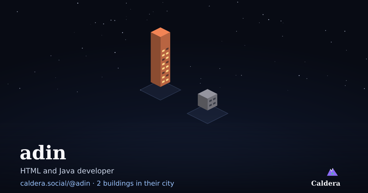 @adin's GitHub city